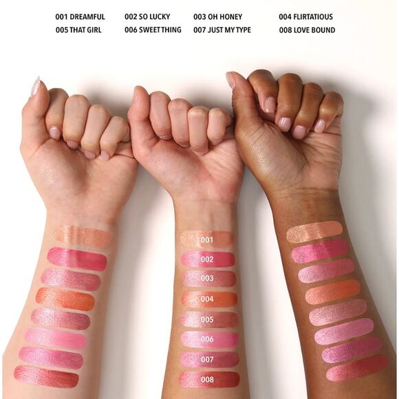 K-Care: Moira Love Steady Shimmer Blush*#3 Oh Honey*Radiant Flush*Korean Makeup - Picture 2 of 2